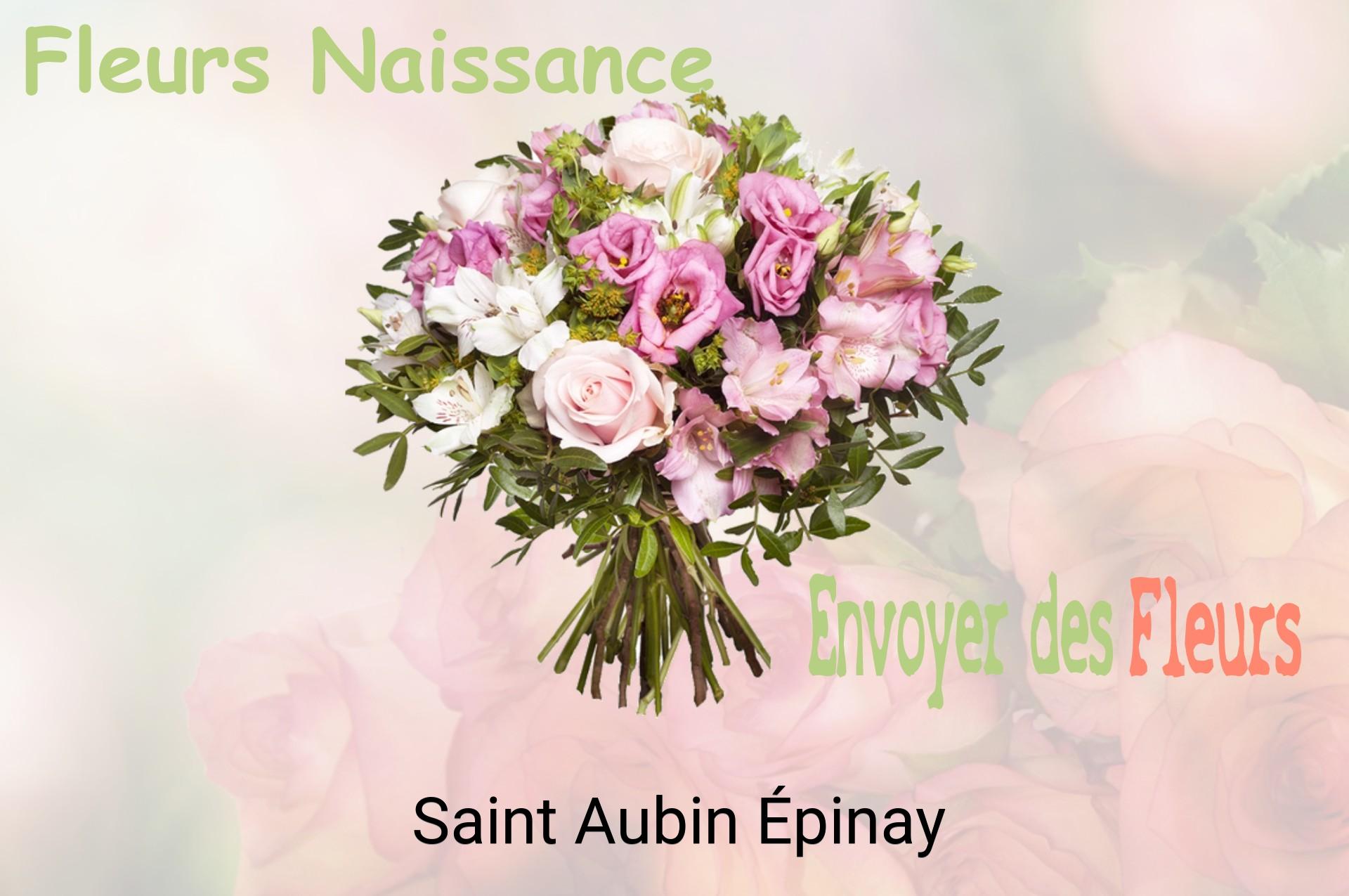 Bouquet de fleurs de naissance livré à Saint-Aubin-Épinay