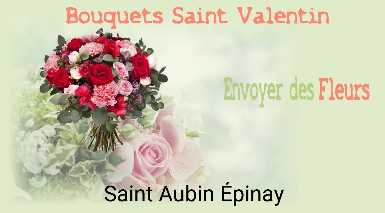 Roses de Saint-Valentin livrées à Saint-Aubin-Épinay